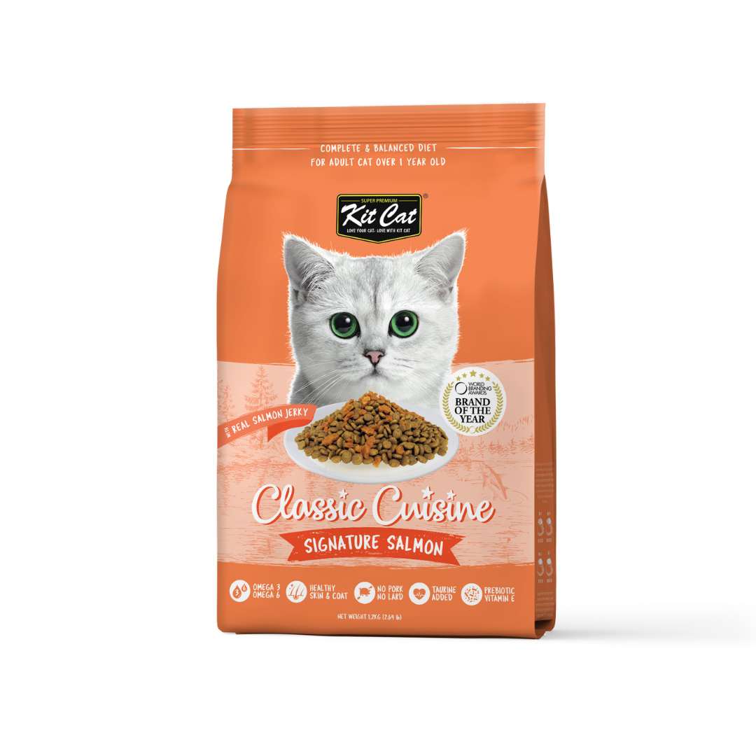 Kit Cat Signature Salmon (Beautiful Hair) Dry Cat Food