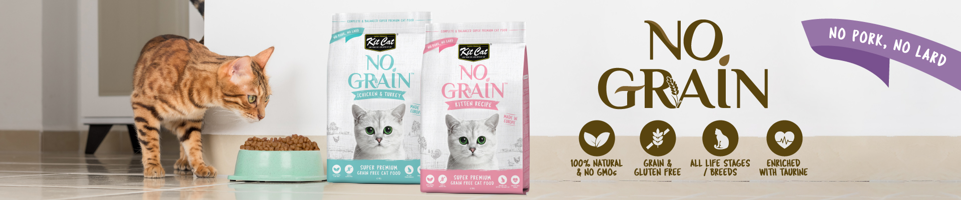 Kit Cat No Grain Dry Cat Food