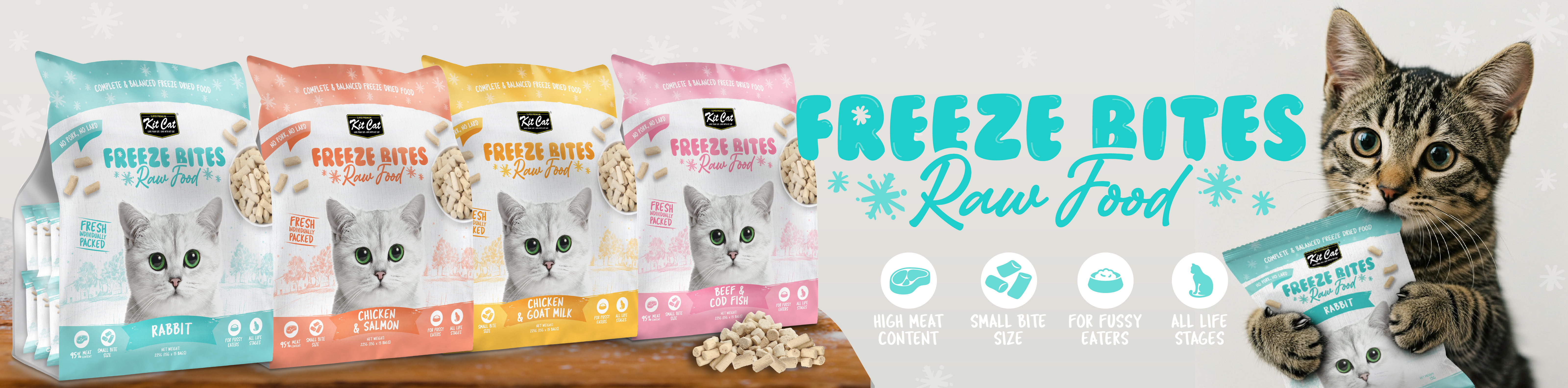 Kit Cat Freeze Bites Raw Diet