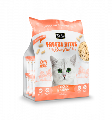 Kit Cat Freeze Bites Raw Food Chicken & Salmon