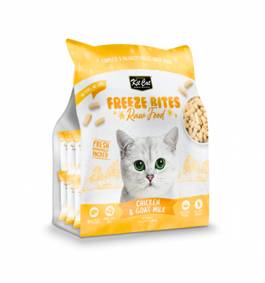Kit Cat Freeze Bites Raw Food Chicken & Goat Milk