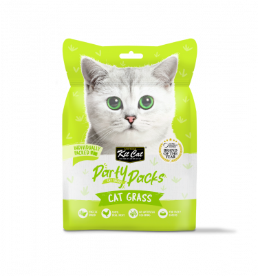 Kit Cat Party Packs Cat Grass Freeze Dried Treats