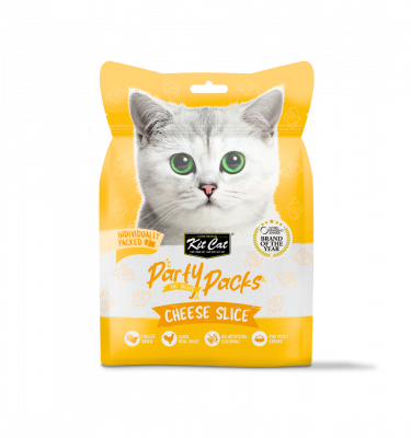 Kit Cat Party Packs Cheese Slices Freeze Dried Treats