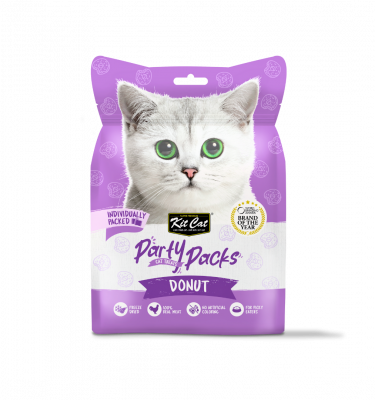 Kit Cat Party Packs Donut Freeze Dried Treats