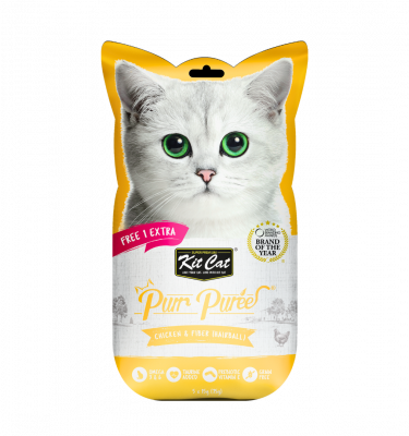 Kit Cat Purr Puree Chicken & Fiber