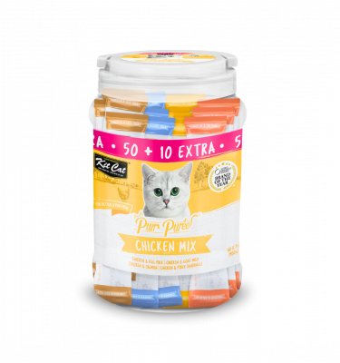 Kit Cat Purr Puree Chicken Mix Liquid Treats