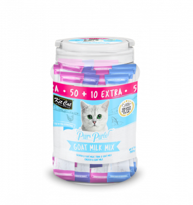 Kit Cat Purr Puree Goat Milk Mix Liquid Treats