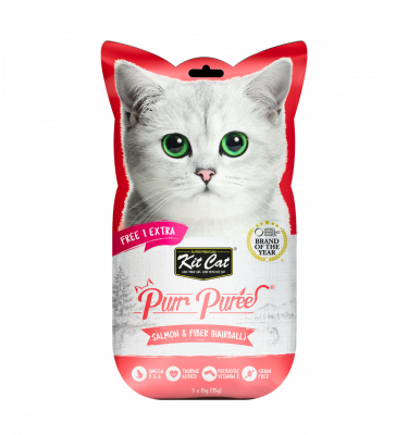 Kit Cat Purr Puree Salmon & Fiber