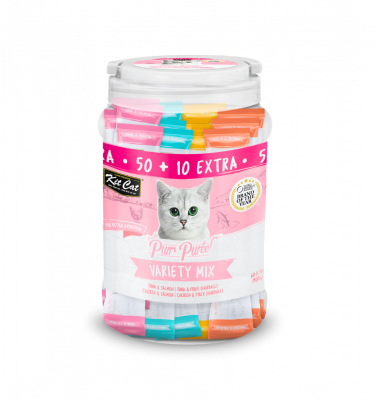 Kit Cat Purr Puree Variety Mix Liquid Treats