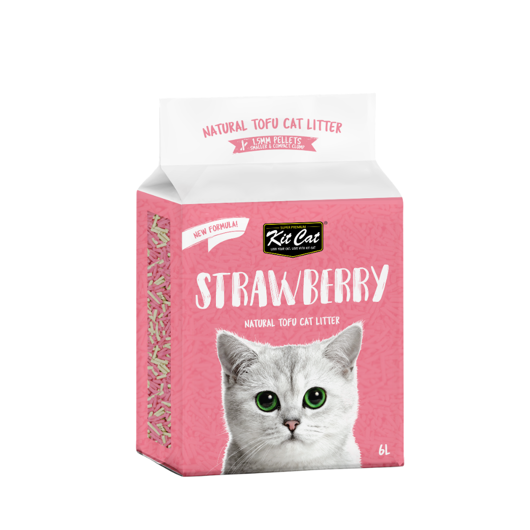 Kit Cat Tofu Cat Litter - Strawberry