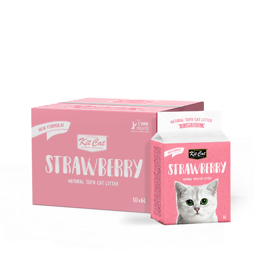 Kit Cat Tofu Cat Litter - Strawberry