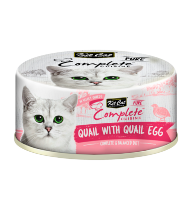 Kit Cat Complete Cuisine Quail with Quail Egg