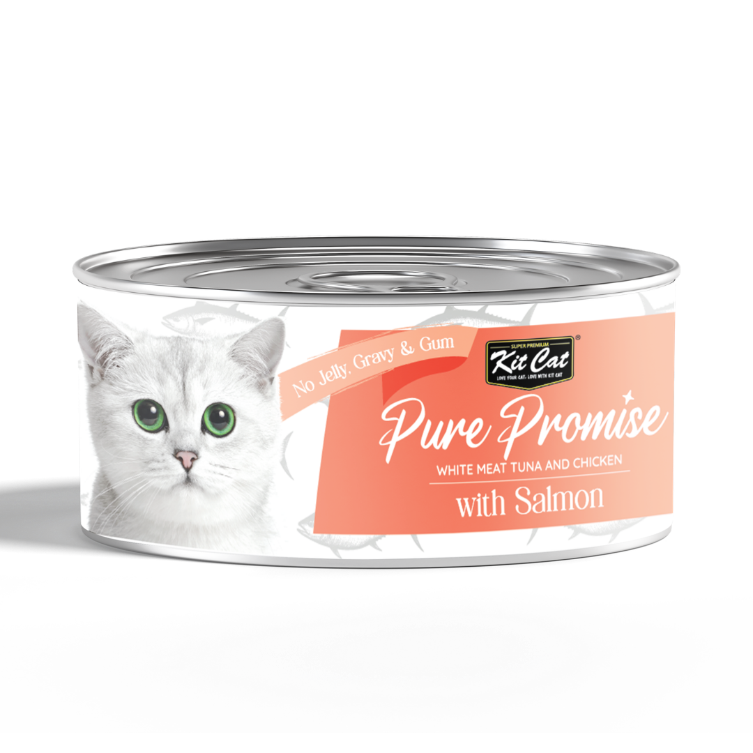Kit Cat Pure Promise Natural Slow-Cooked Wet Cat Food - Tuna & Chicken with Salmon